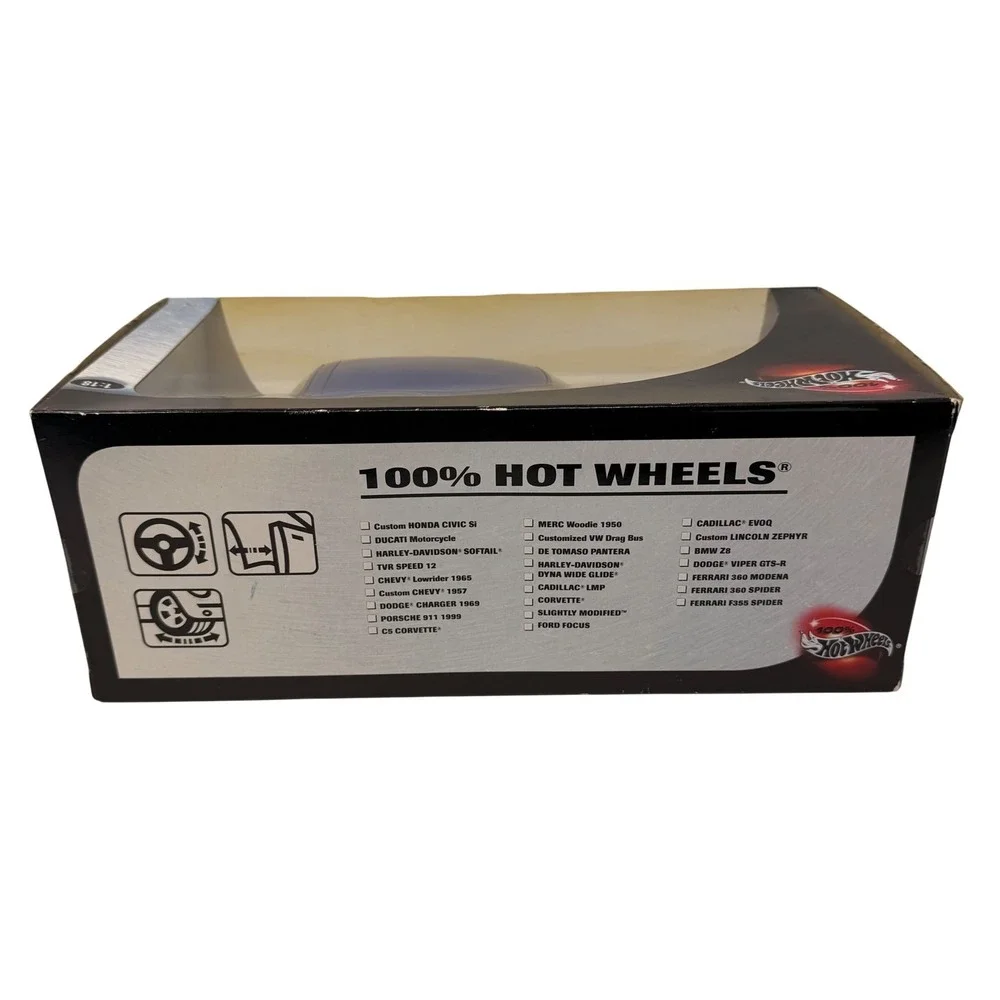 Hot Wheels Chrysler Panel‎ Cruiser 1:18 Diecast Blue Good Flame Graphics 29616